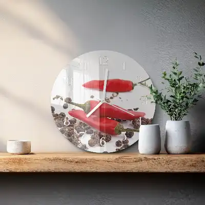 Rotondo orologio Peperoncini
