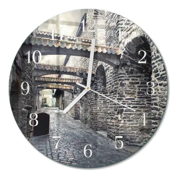 Orologio rotondo in vetro Viale