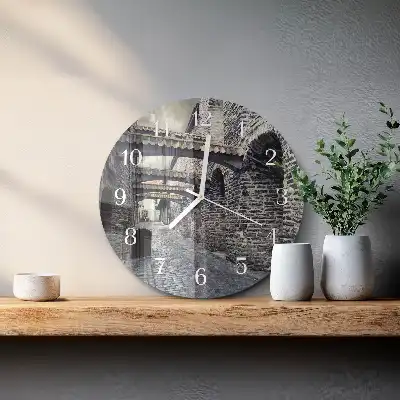 Orologio rotondo in vetro Viale