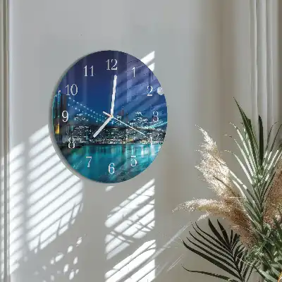 Rotondo orologio Orizzonte notturno