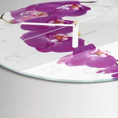 Rotondo orologio Orchidea
