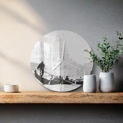 Rotondo orologio da parete Barca veneziana