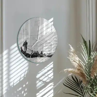 Rotondo orologio da parete Barca veneziana