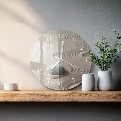 Rotondo orologio Sabbia di pietra