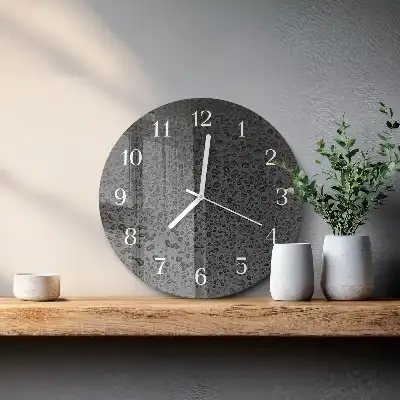 Rotondo orologio da parete Gocce d'acqua