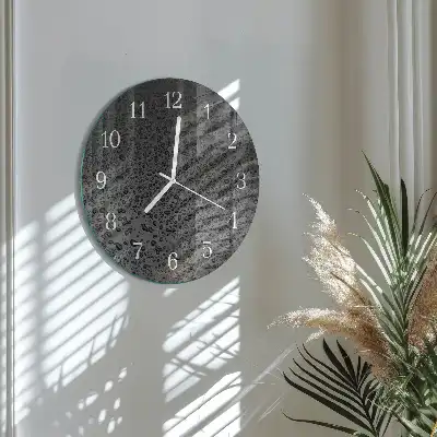 Rotondo orologio da parete Gocce d'acqua