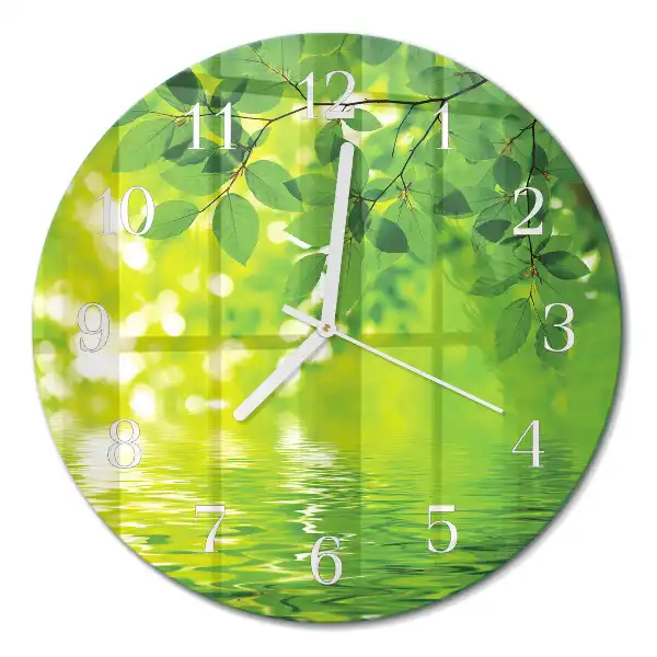 Orologio decorativo rotondo Foglie