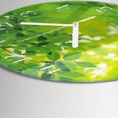 Orologio decorativo rotondo Foglie
