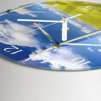 Rotondo orologio da parete Parco eolico