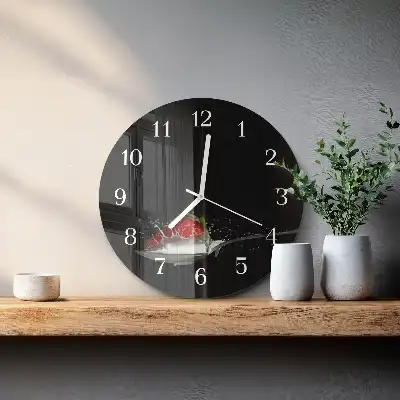 Orologio decorativo rotondo Fragola