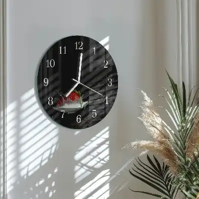 Orologio decorativo rotondo Fragola