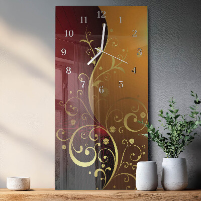Orologio da parete verticale Astrazione