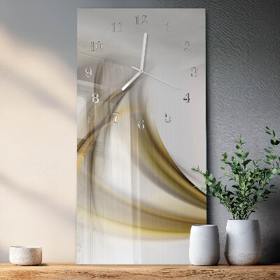 Verticale orologio in vetro Modello