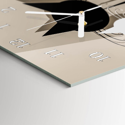 Orologio con stampa verticale Gatti