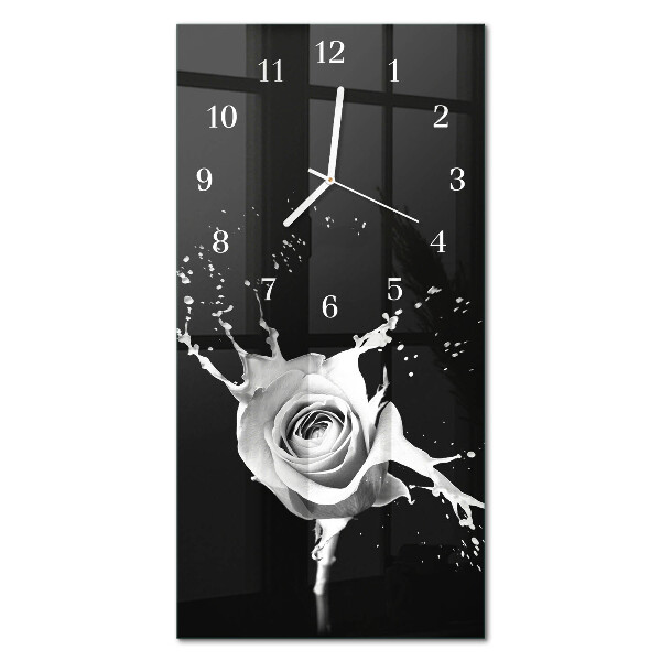 Orologio con stampa verticale Rosa