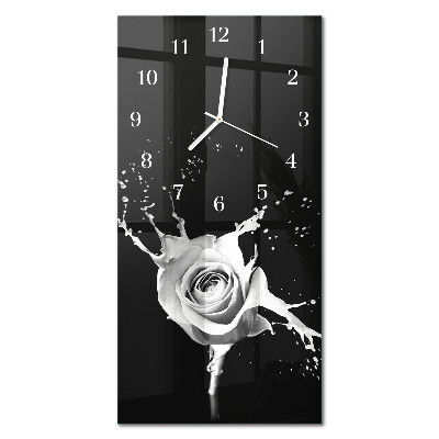Orologio con stampa verticale Rosa
