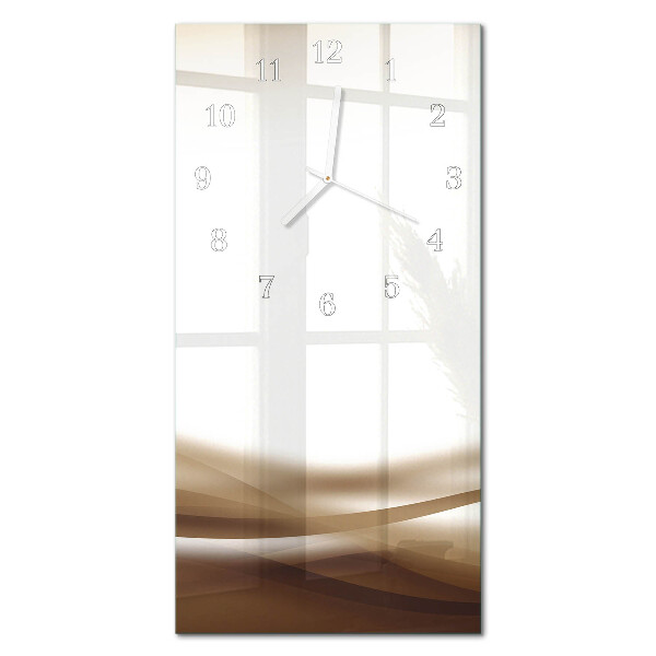 Orologio con stampa verticale Linee astratte