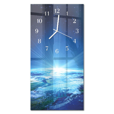 Orologio da parete verticale L'universo della Terra