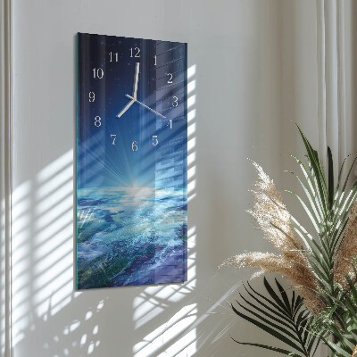 Orologio da parete verticale L'universo della Terra