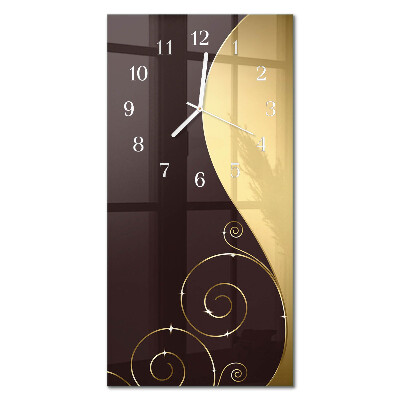 Orologio con stampa verticale Arte astratta