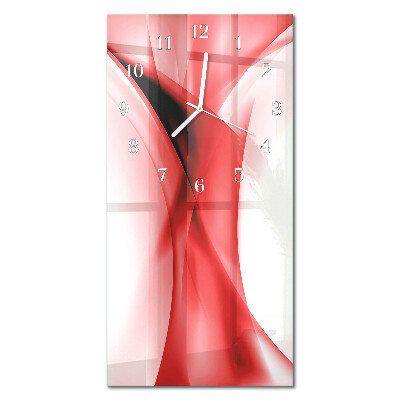 Verticale orologio in vetro Modello