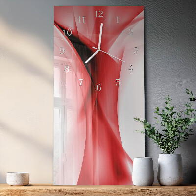 Verticale orologio in vetro Modello