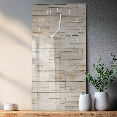 Verticale orologio Muro di pietra