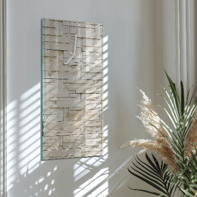 Verticale orologio Muro di pietra