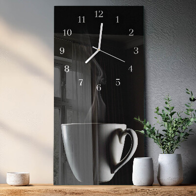 Orologio con stampa verticale Tazza