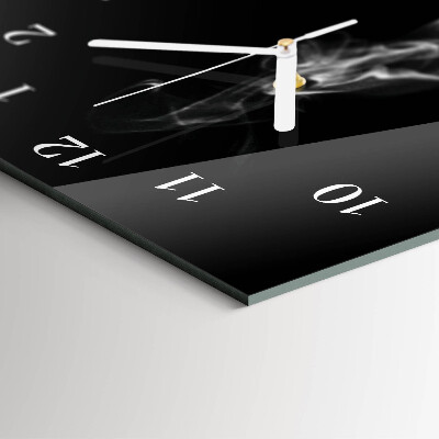 Verticale orologio Una tazza di caffè