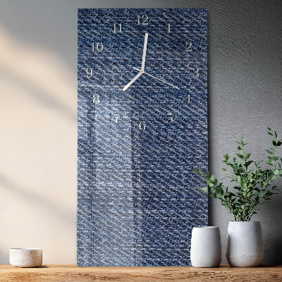 Verticale orologio in vetro Plastica