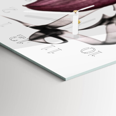 Orologio con stampa verticale Orchidea