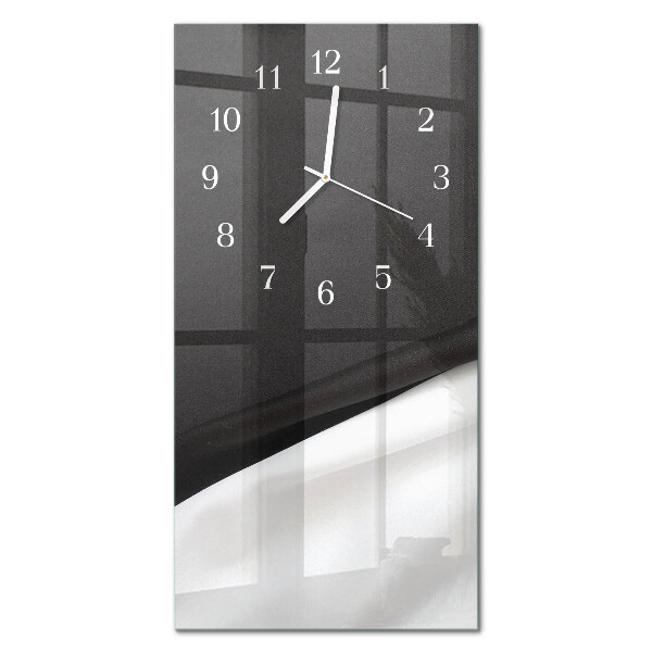 Verticale orologio in vetro Contrasto