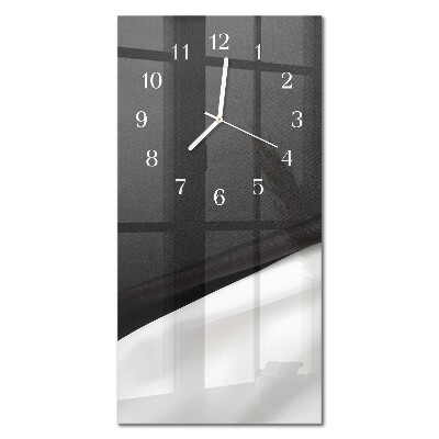 Verticale orologio in vetro Contrasto