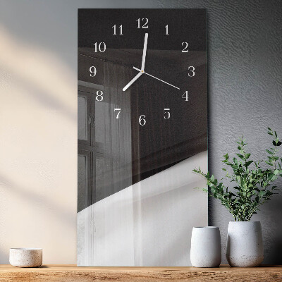 Verticale orologio in vetro Contrasto