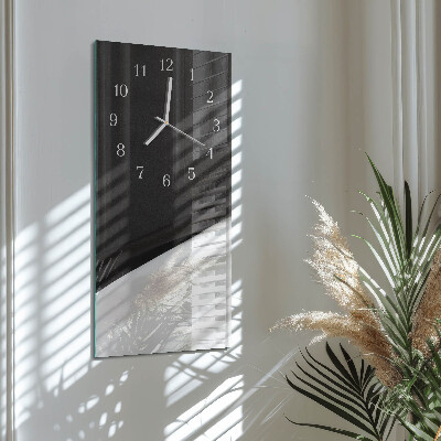 Verticale orologio in vetro Contrasto