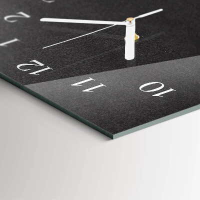 Verticale orologio in vetro Contrasto