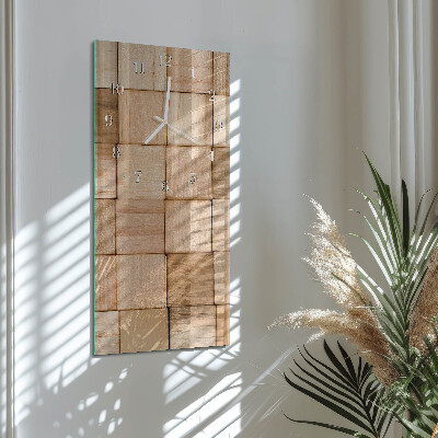 Verticale orologio in vetro Blocchi di gioco