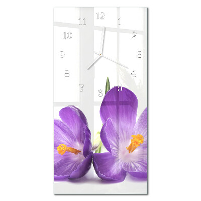Orologio con stampa verticale Fiore