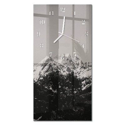 Orologio con stampa verticale Montagne