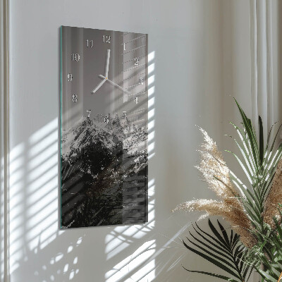 Orologio con stampa verticale Montagne