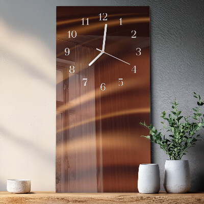 Verticale orologio in vetro Modello