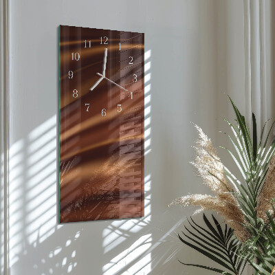 Verticale orologio in vetro Modello
