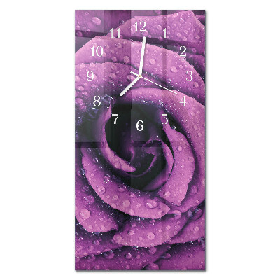Orologio da parete verticale Rosa