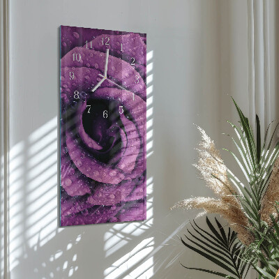 Orologio da parete verticale Rosa