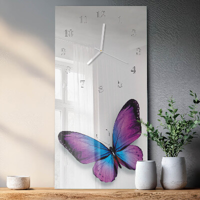 Verticale orologio Farfalle