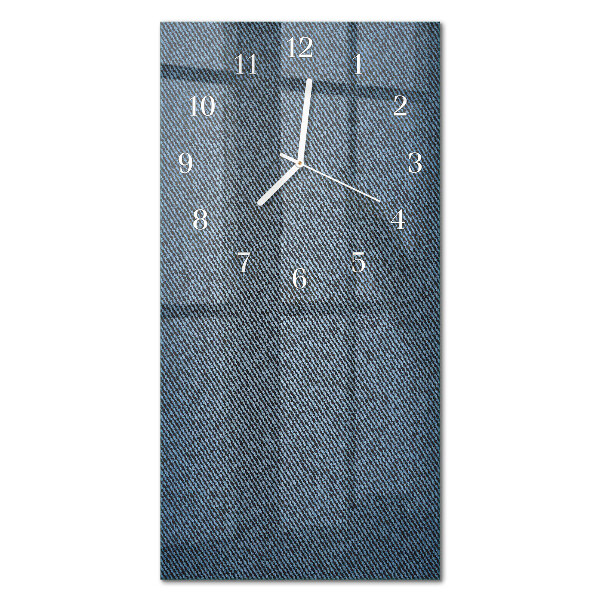 Verticale orologio in vetro Plastica