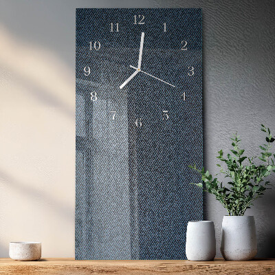 Verticale orologio in vetro Plastica