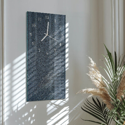 Verticale orologio in vetro Plastica