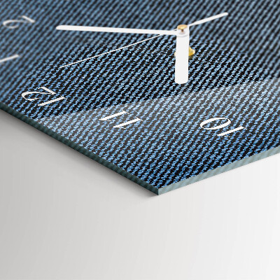Verticale orologio in vetro Plastica